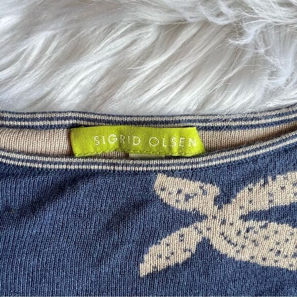 Women’s Sigrid Olsen Lightweight Sweater Size XS - Picture 2 of 4